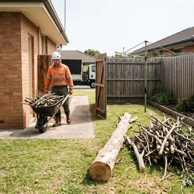 Standard backyard access, Frankston