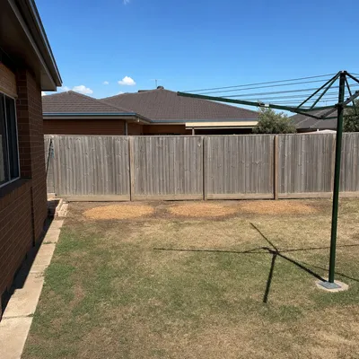After: Salt-battered cypress screen taken out, Frankston